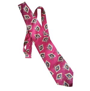 Hawkes And Keynes 100% Silk Tie Necktie Bond Street London